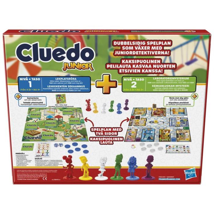 Hasbro - HASBRO Brädspel Cluedo Junior 2 Games In 1 (SE/FI)