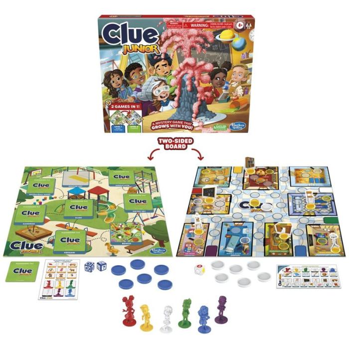 Hasbro - HASBRO Brädspel Cluedo Junior 2 Games In 1 (SE/FI)
