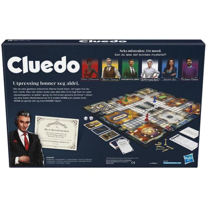 Hasbro - HASBRO Brädspel Cluedo (NO)