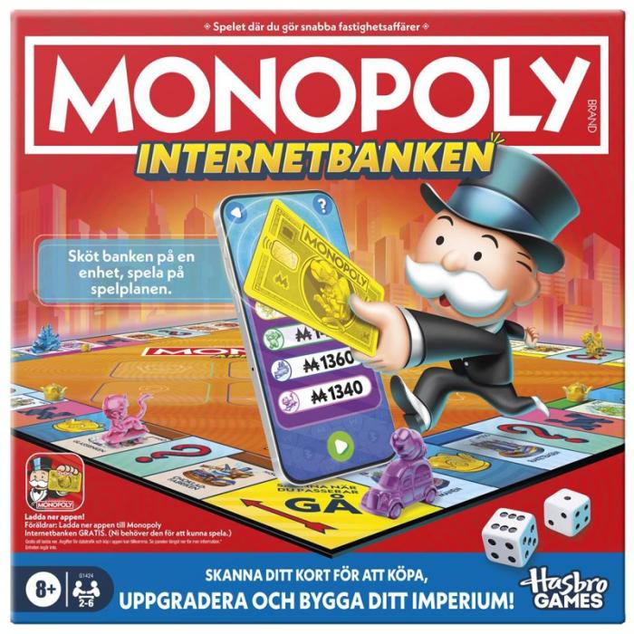 Hasbro - HASBRO Brädspel Monopoly App Banking (SE)