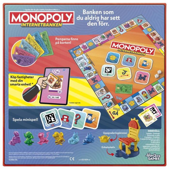 Hasbro - HASBRO Brädspel Monopoly App Banking (SE)