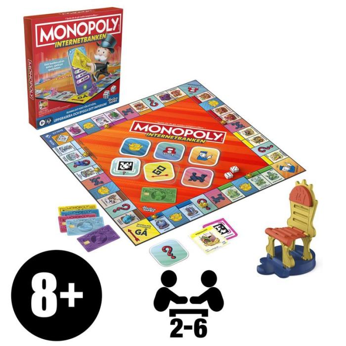 Hasbro - HASBRO Brädspel Monopoly App Banking (SE)