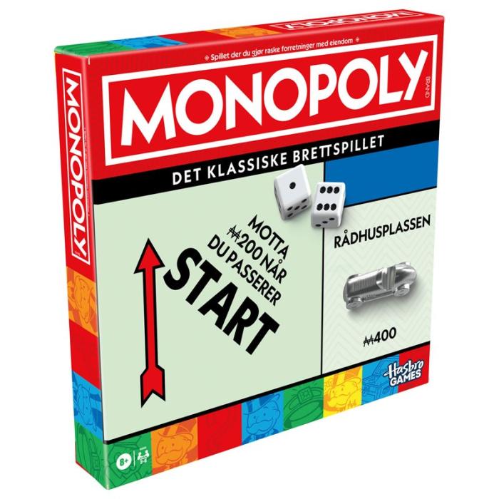 Hasbro - HASBRO Brädspel Monopoly Classic 90th Year Edition (NO)