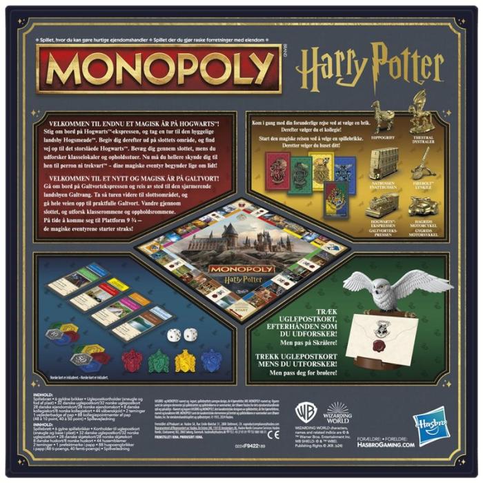 Hasbro - HASBRO Brädspel Monopoly Harry Potter (DK/NO)