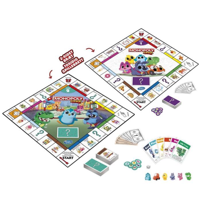 Hasbro - HASBRO Brädspel Monopoly Junior 2 Games In 1 (NO/DK)