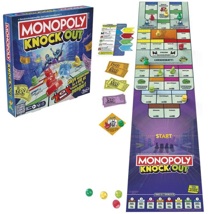 Hasbro - HASBRO Brädspel Monopoly Knockout (NO)
