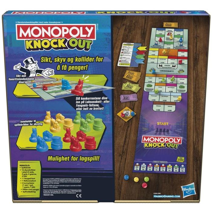 Hasbro - HASBRO Brädspel Monopoly Knockout (NO)
