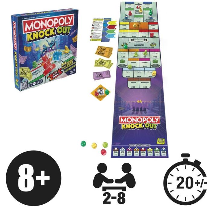Hasbro - HASBRO Brädspel Monopoly Knockout (SE)