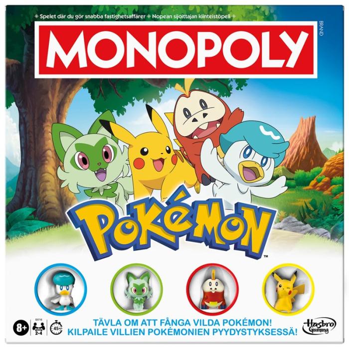 Hasbro - HASBRO Brädspel Monopoly Pokemon (SE/FI)