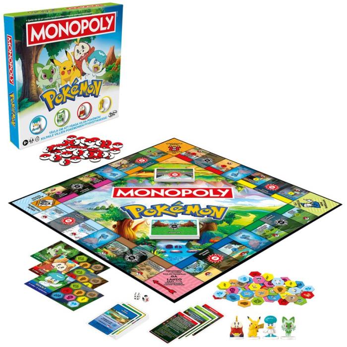 Hasbro - HASBRO Brädspel Monopoly Pokemon (SE/FI)
