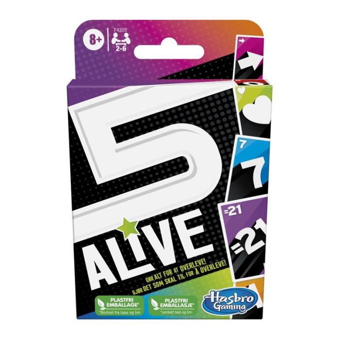 Hasbro - HASBRO Kortspel 5 Alive (DK/NO)
