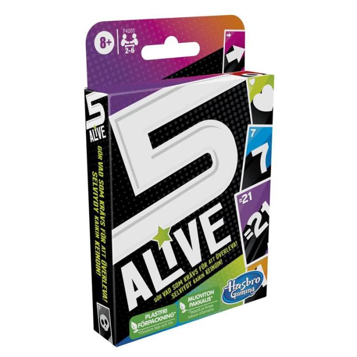 Hasbro - HASBRO Kortspel 5 Alive (SE/FI)