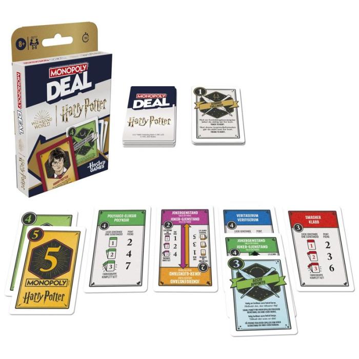 Hasbro - HASBRO Kortspel Monopoly Deal Harry Potter (NO/DK)