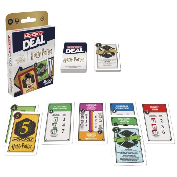 Hasbro - HASBRO Kortspel Monopoly Deal Harry Potter (SE/FI)