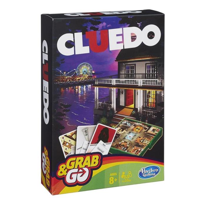 Hasbro - HASBRO Resespel Grab & Go Cluedo