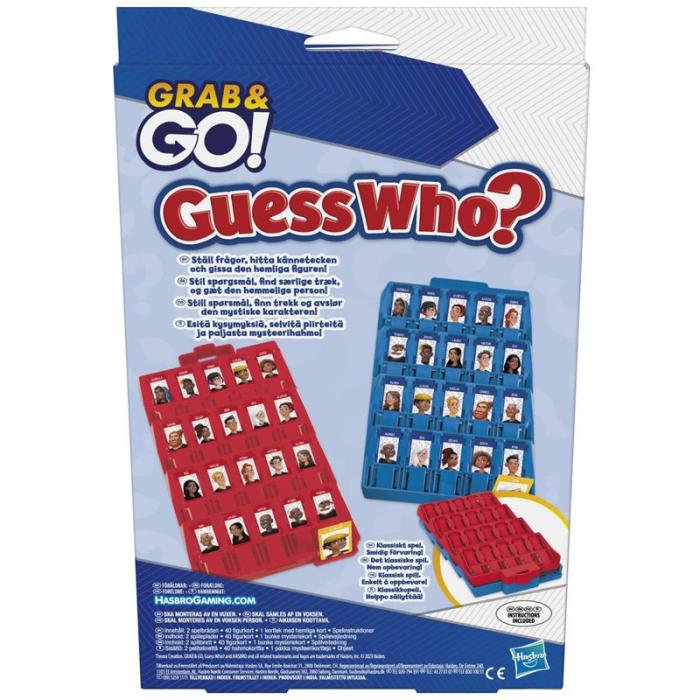 Hasbro - HASBRO Resespel Grab & Go Guess Who?
