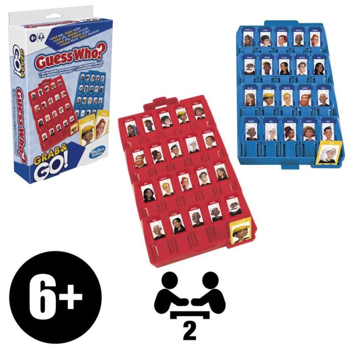 Hasbro - HASBRO Resespel Grab & Go Guess Who?