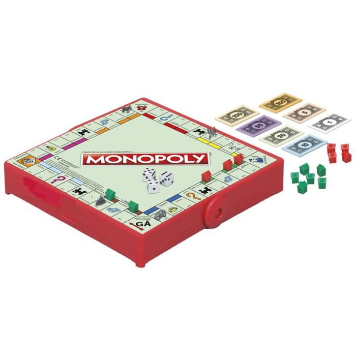 Hasbro - HASBRO Resespel Grab & Go Monopoly (SE/FI)