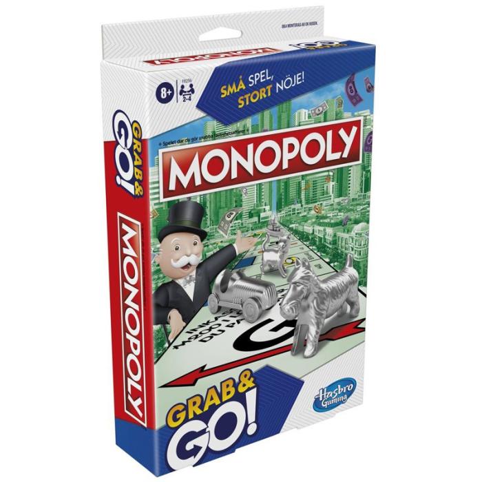 Hasbro - HASBRO Resespel Grab & Go Monopoly (SE/FI)