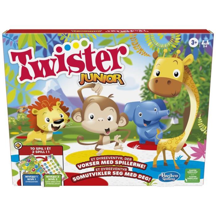Hasbro - HASBRO Spel Twister Junior 2 Games In 1 (DK/NO)