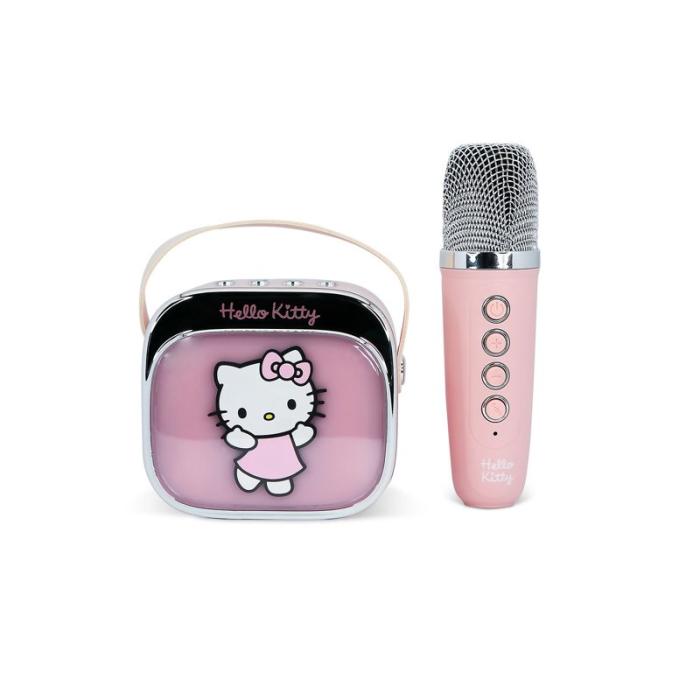 HELLOKITTY - HELLOKITTY Karaokehögtalare med Mikrofon Hello Kitty Popsing LED
