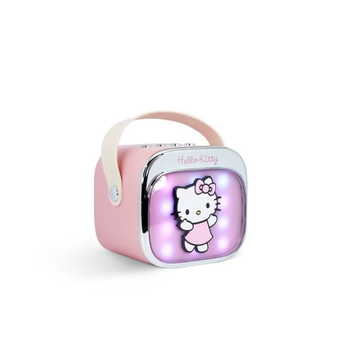HELLOKITTY - HELLOKITTY Karaokehögtalare med Mikrofon Hello Kitty Popsing LED