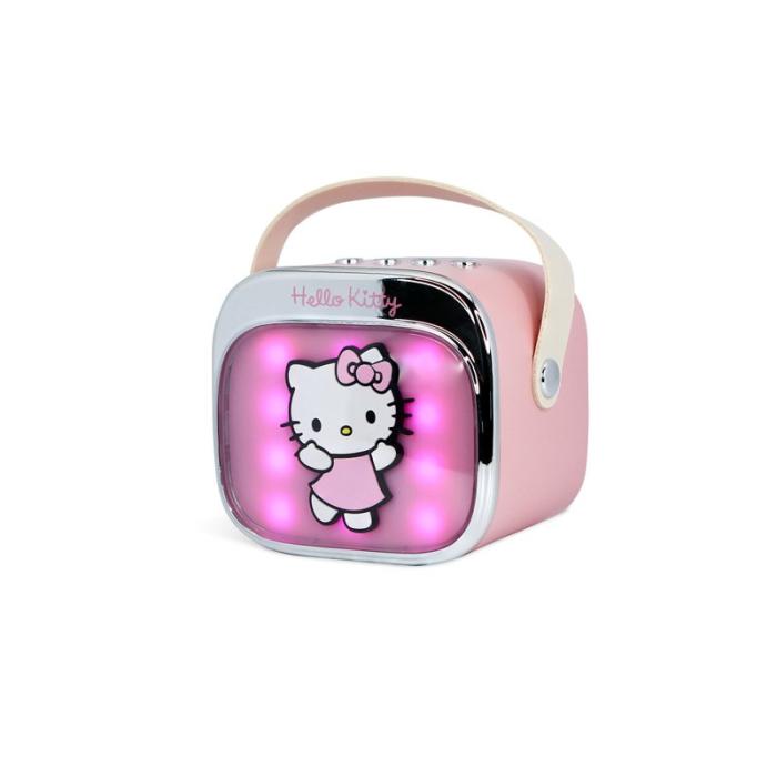HELLOKITTY - HELLOKITTY Karaokehögtalare med Mikrofon Hello Kitty Popsing LED