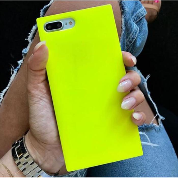 IDECOZ - IDECOZ Mobilskal Neon Gul iPhone XS Max