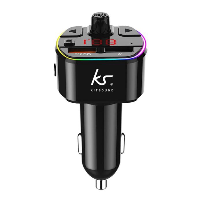 Kitsound - KITSOUND Ljudomvandlare BT till FM Svart