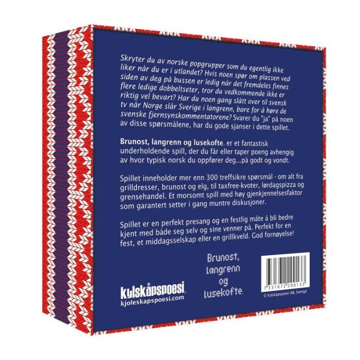 KYLSKPOESI - KYLSKPOESI Spel Brunost, Langrenn Og Lusekofte (NO)