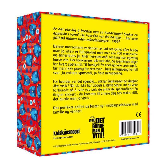 KYLSKPOESI - KYLSKPOESI Spel Det Burde Man Jo Vite! - Ja eller Nei (NO)