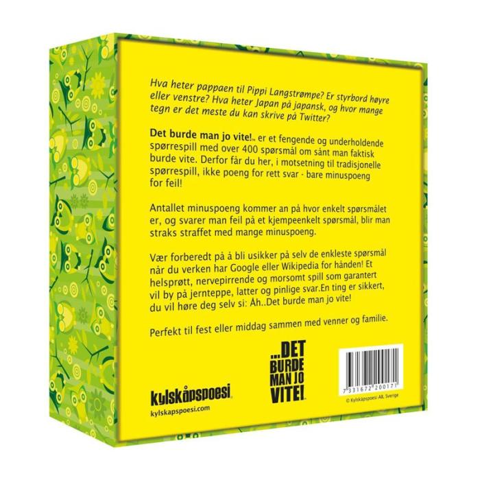 KYLSKPOESI - KYLSKPOESI Spel Det Burde Man Jo Vite! (NO)