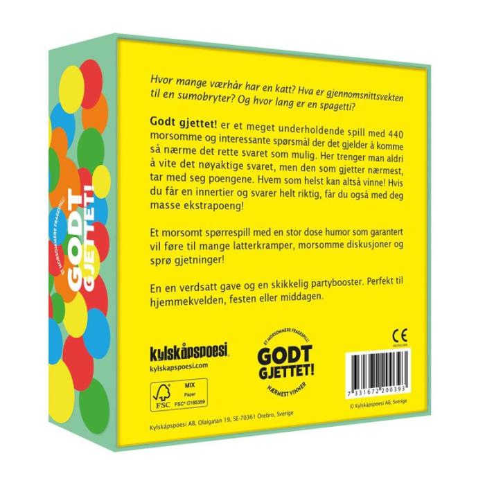 KYLSKPOESI - KYLSKPOESI Spel Godt Gjettet! (NO)