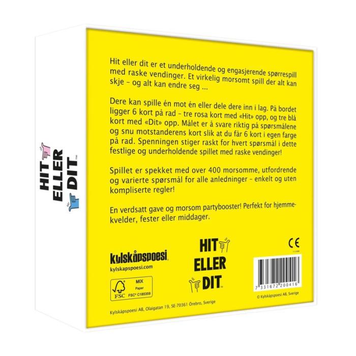 KYLSKPOESI - KYLSKPOESI Spel Hit eller Dit (NO)