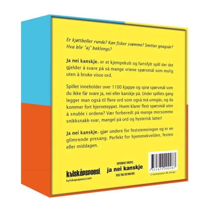 KYLSKPOESI - KYLSKPOESI Spel Ja, Nei, Kanskje (NO)
