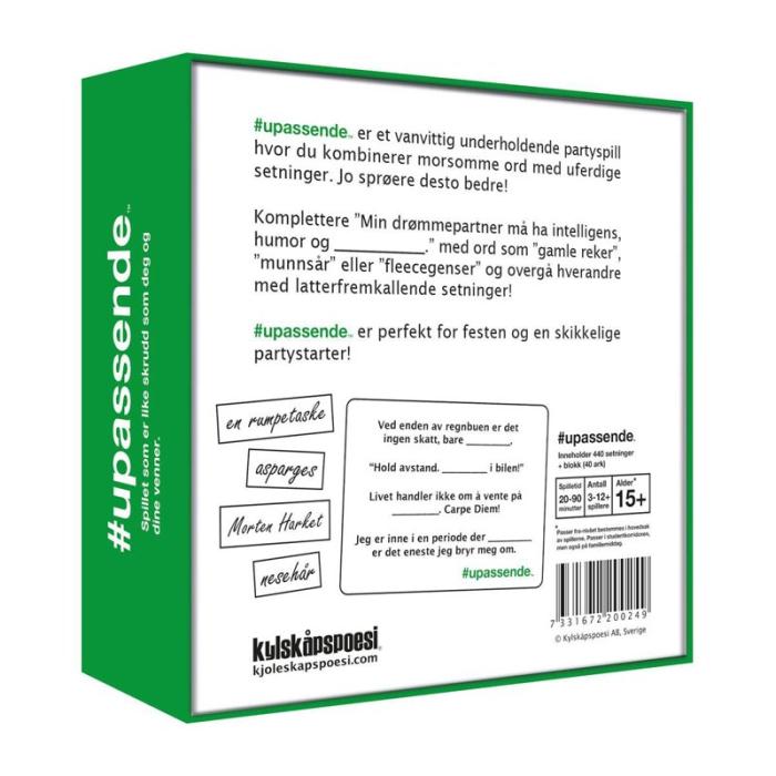 KYLSKPOESI - KYLSKPOESI Spel Upassende (NO)