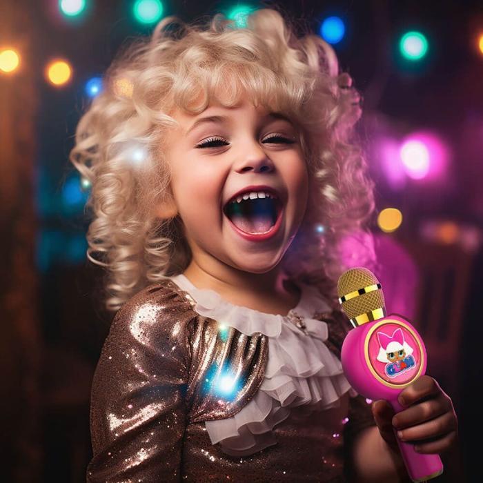 LOL - LOL Surprise GLAM Karaoke Mikrofon PopSing med LED