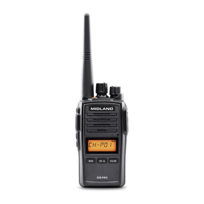 MIDLAND - MIDLAND Walkie Talkie G18 Pro Svart