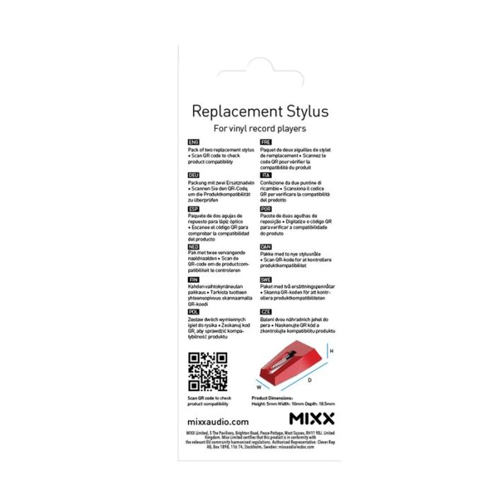 MIXX - MIXX Stift Spare Ceramic Stylus 01 2-Pack för Tribute och Revival