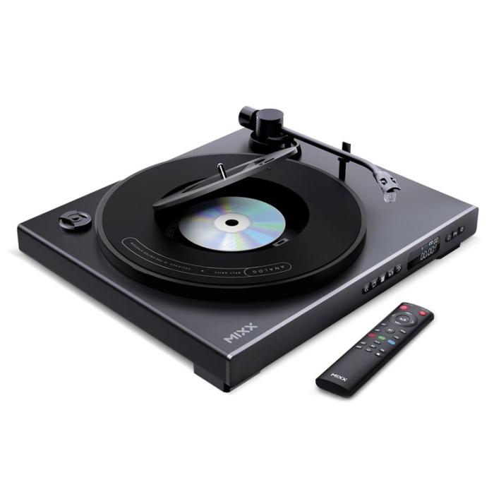 MIXX - MIXX Vinyl- och CD-Spelare Analog Plus 2-in-1 Svart
