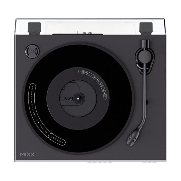 MIXX - MIXX Vinyl- och CD-Spelare Analog Plus 2-in-1 Svart
