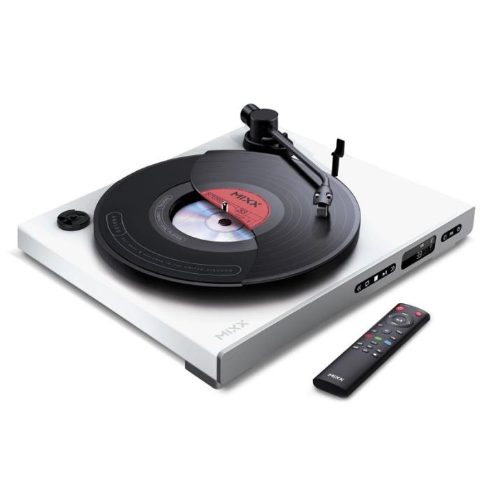 MIXX - MIXX Vinyl- och CD-Spelare Analog Plus 2-in-1 Vit