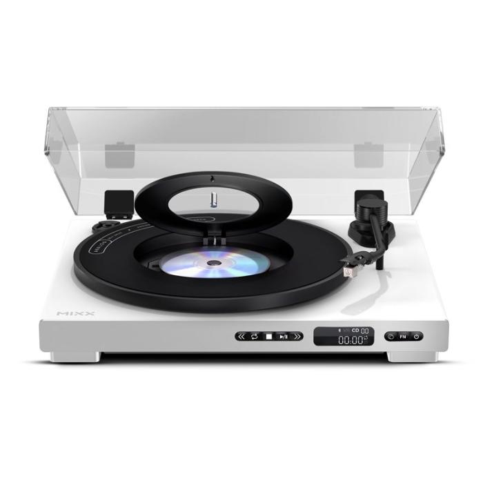 MIXX - MIXX Vinyl- och CD-Spelare Analog Plus 2-in-1 Vit