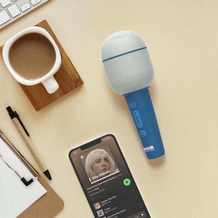 MOB - MOB Karaoke Mikrofon Groovy Blå