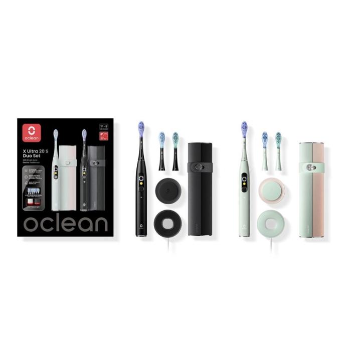 OCLEAN - OCLEAN Elektrisk Tandborste X Ultra 20 S Duo Set Grön+Svart
