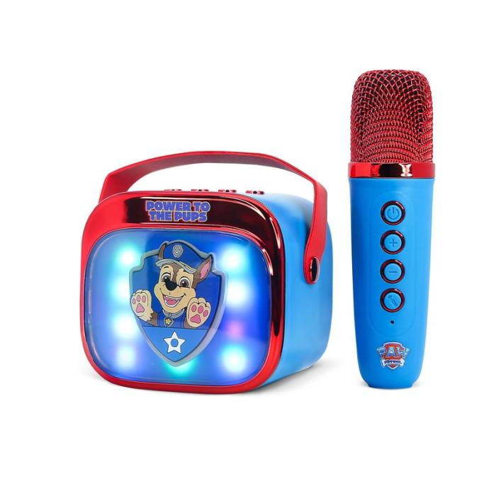 PAW PATROL - PAW PATROL Karaokehögtalare med Mikrofon Paw Patrol Popsing LED