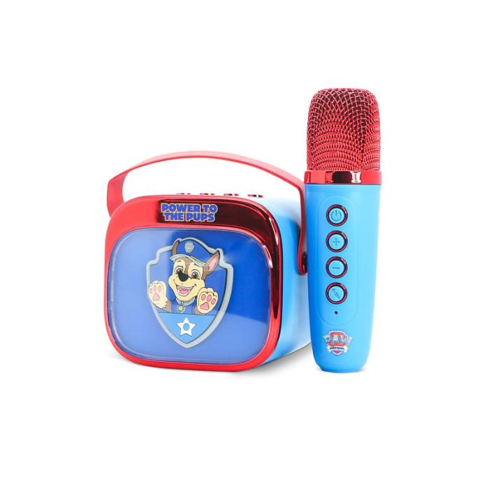 PAW PATROL - PAW PATROL Karaokehögtalare med Mikrofon Paw Patrol Popsing LED
