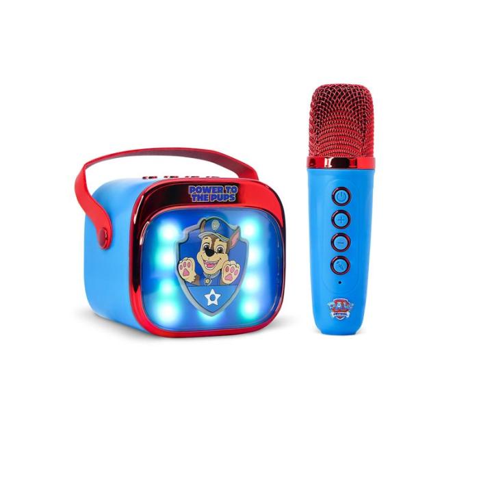 PAW PATROL - PAW PATROL Karaokehögtalare med Mikrofon Paw Patrol Popsing LED