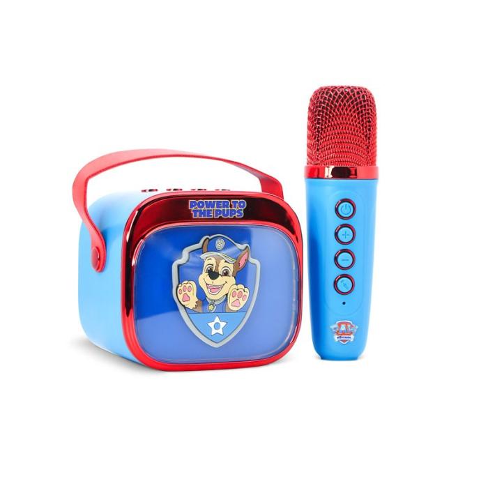 PAW PATROL - PAW PATROL Karaokehögtalare med Mikrofon Paw Patrol Popsing LED
