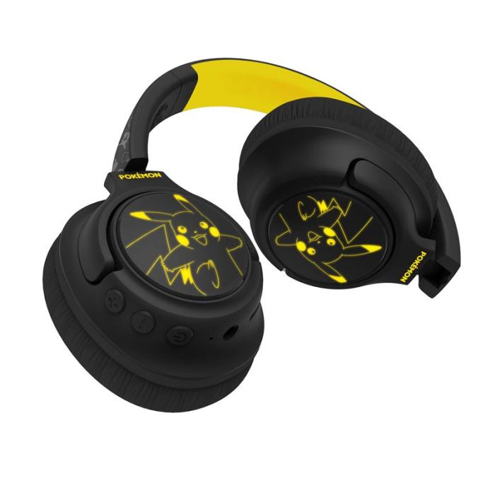 POKEMON - POKEMON Hörlurar Pikachu Over-Ear Trådlös LED Ljus Ljuddelning